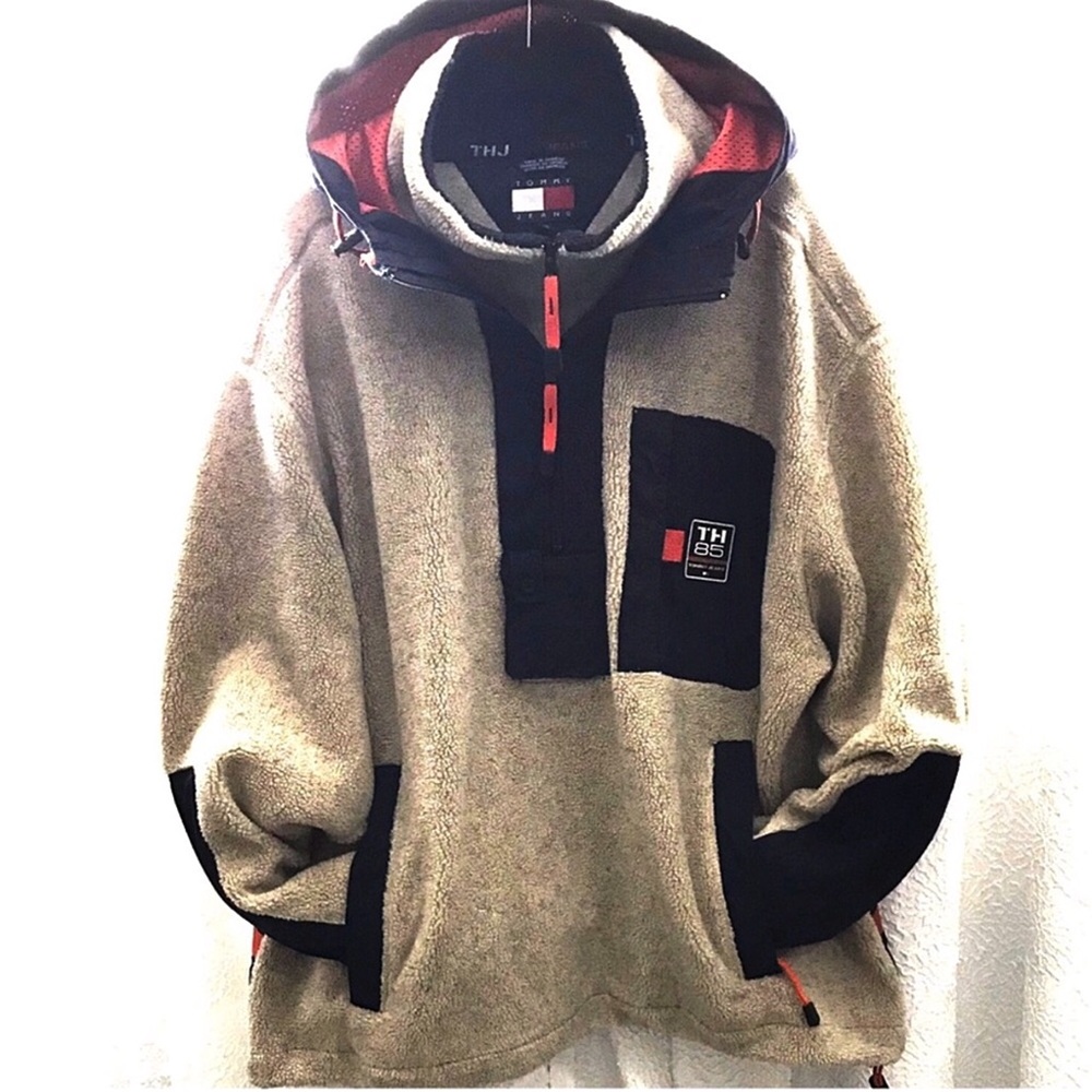 VINTAGE OUTDOORS TOMMY JEANS/Sherpa hoodie/XXL